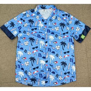 BDA Sports‎ MLB Toronto Blue Jays Spring Training 2024 Hawaiian Shirt Size XL